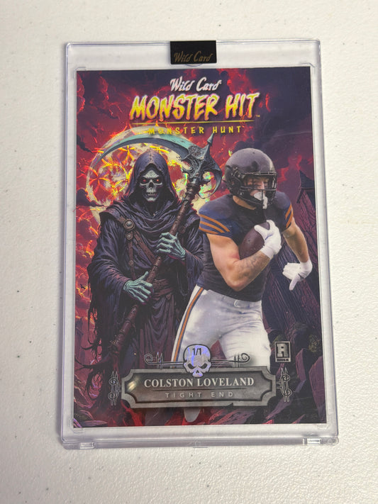 Colston Loveland 1/1 Monster Hit Jumbo Rookie