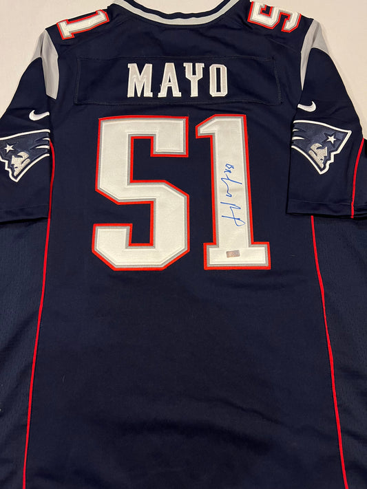 Jerod Mayo New England Patriots Signed Jersey