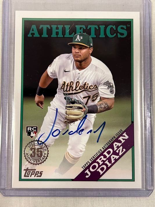 Jodran Diaz 2023 Topps Rookie Auto