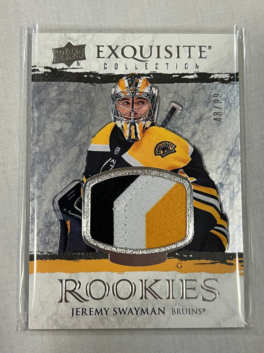 Jeremy Swayman Exquisite Rookie Patch /99