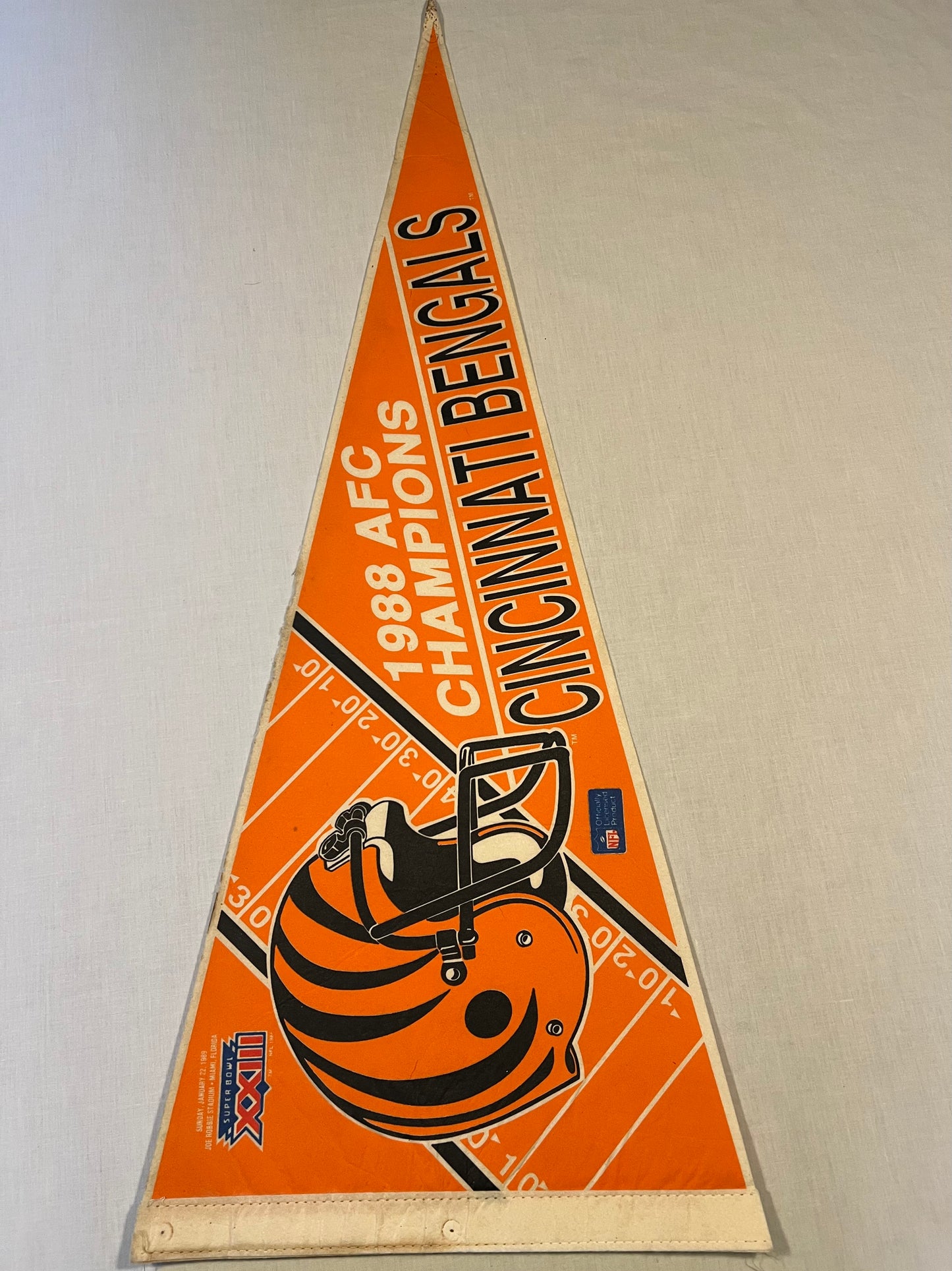 Cincinnati Bengals 1988 AFC Champions Pennant