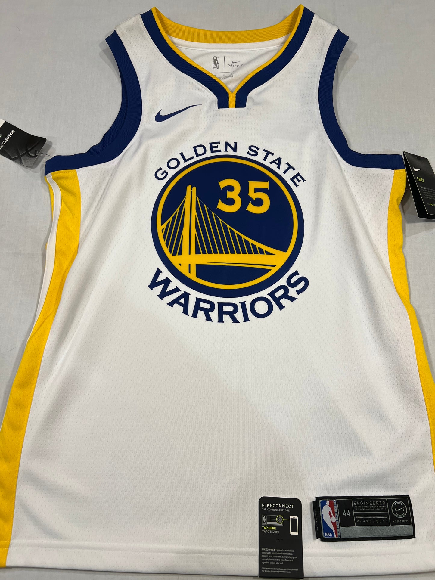 Kevin Durant Warriors Mens Medium Jersey