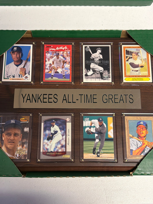 New York Yankees All Time Greats Plaque