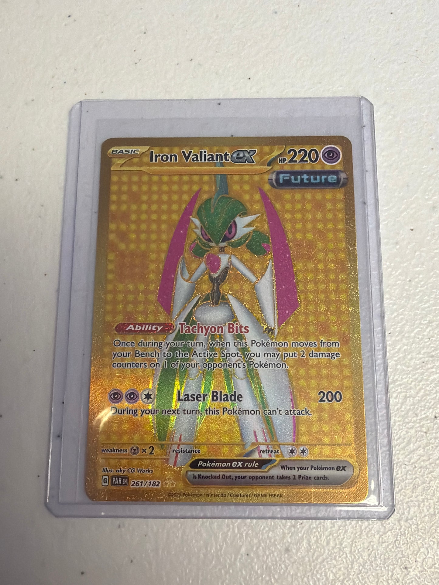 Iron Valiant EX Gold