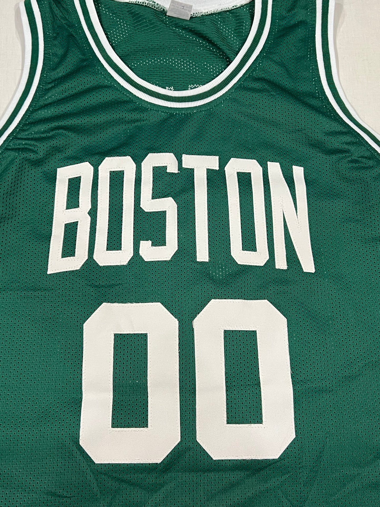 Robert Parish signed Celtics Jersey
