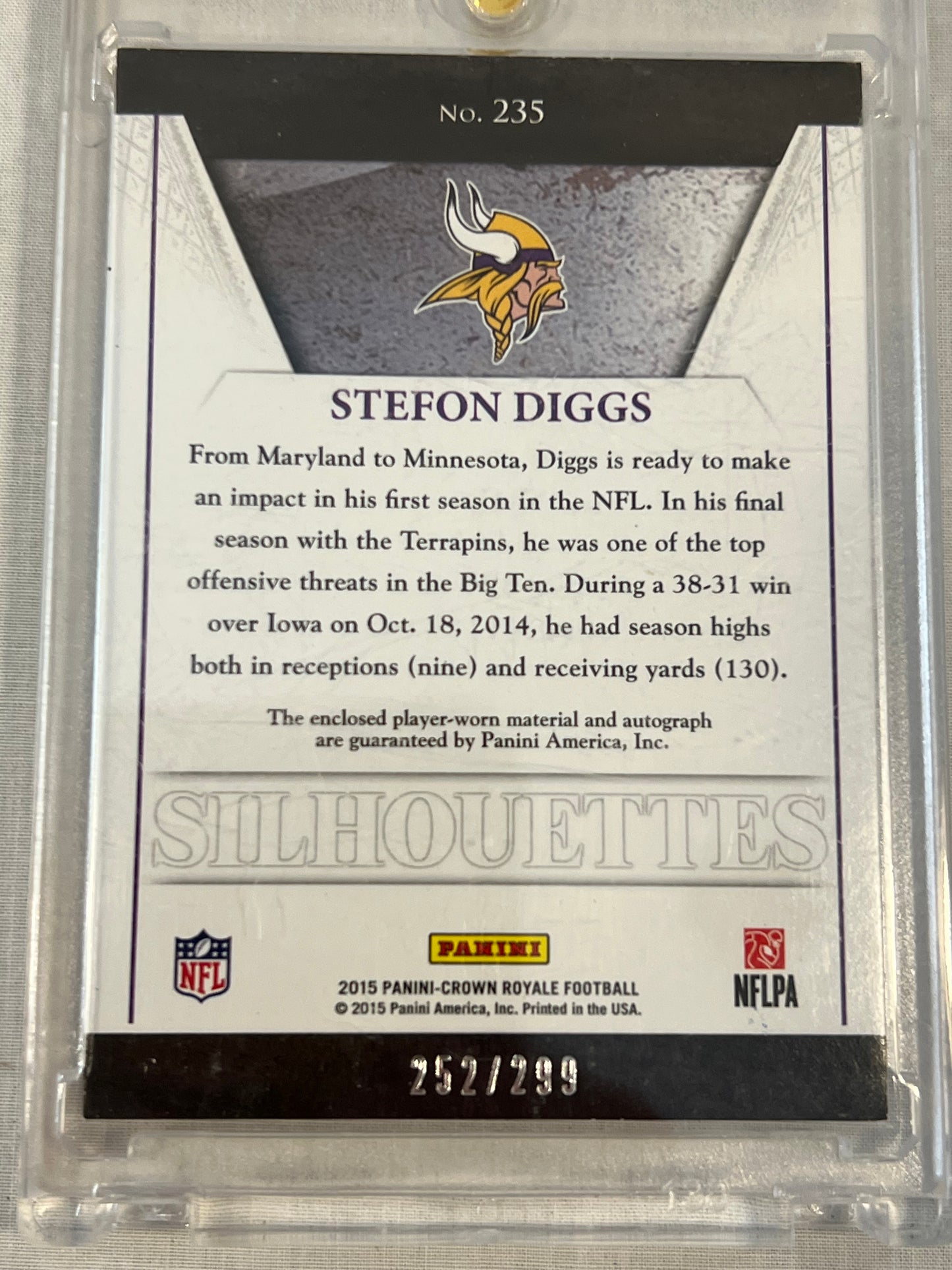 Stefon Diggs Crown Royale RPA /299