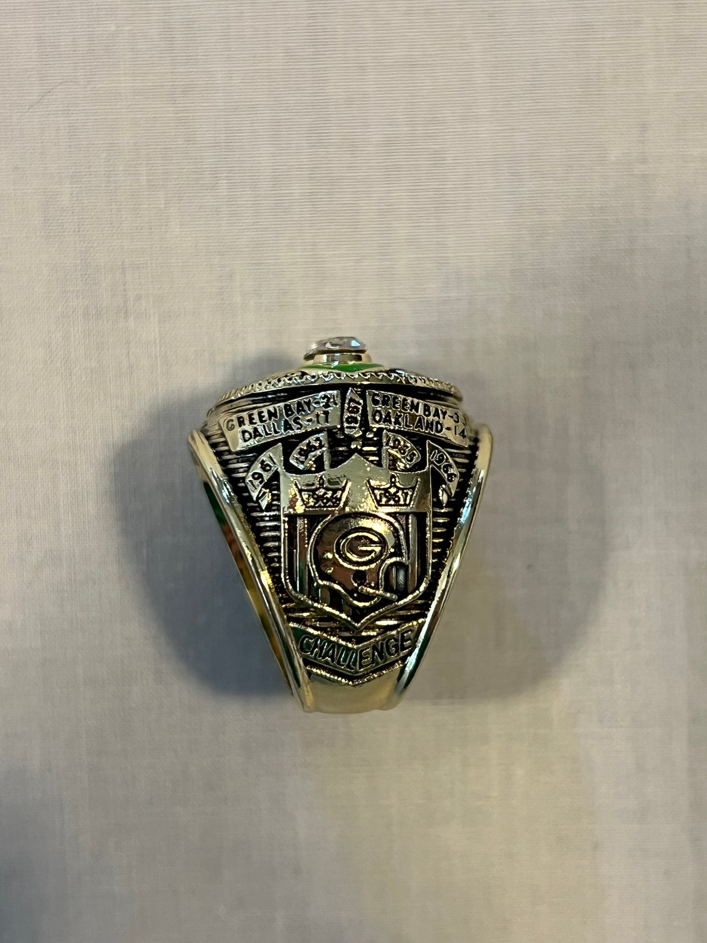 Bart Starr Packers 1967 Super Bowl Championship Relica Ring