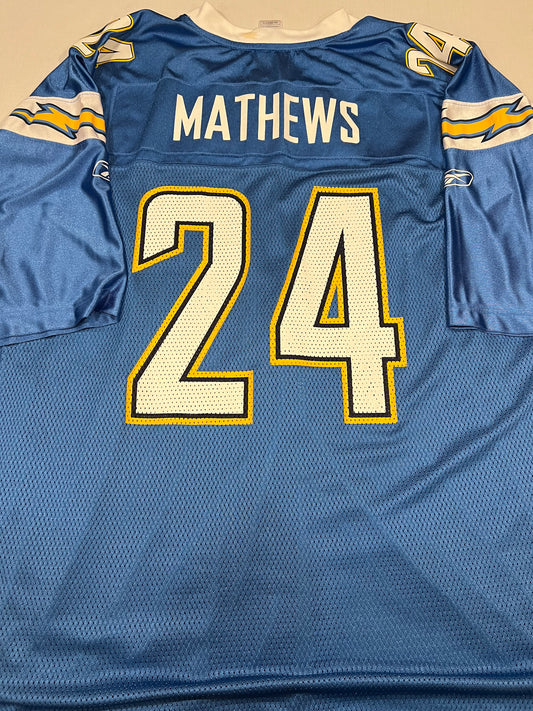 Ryan Matthews LA Chargers Mens XXL Reebok