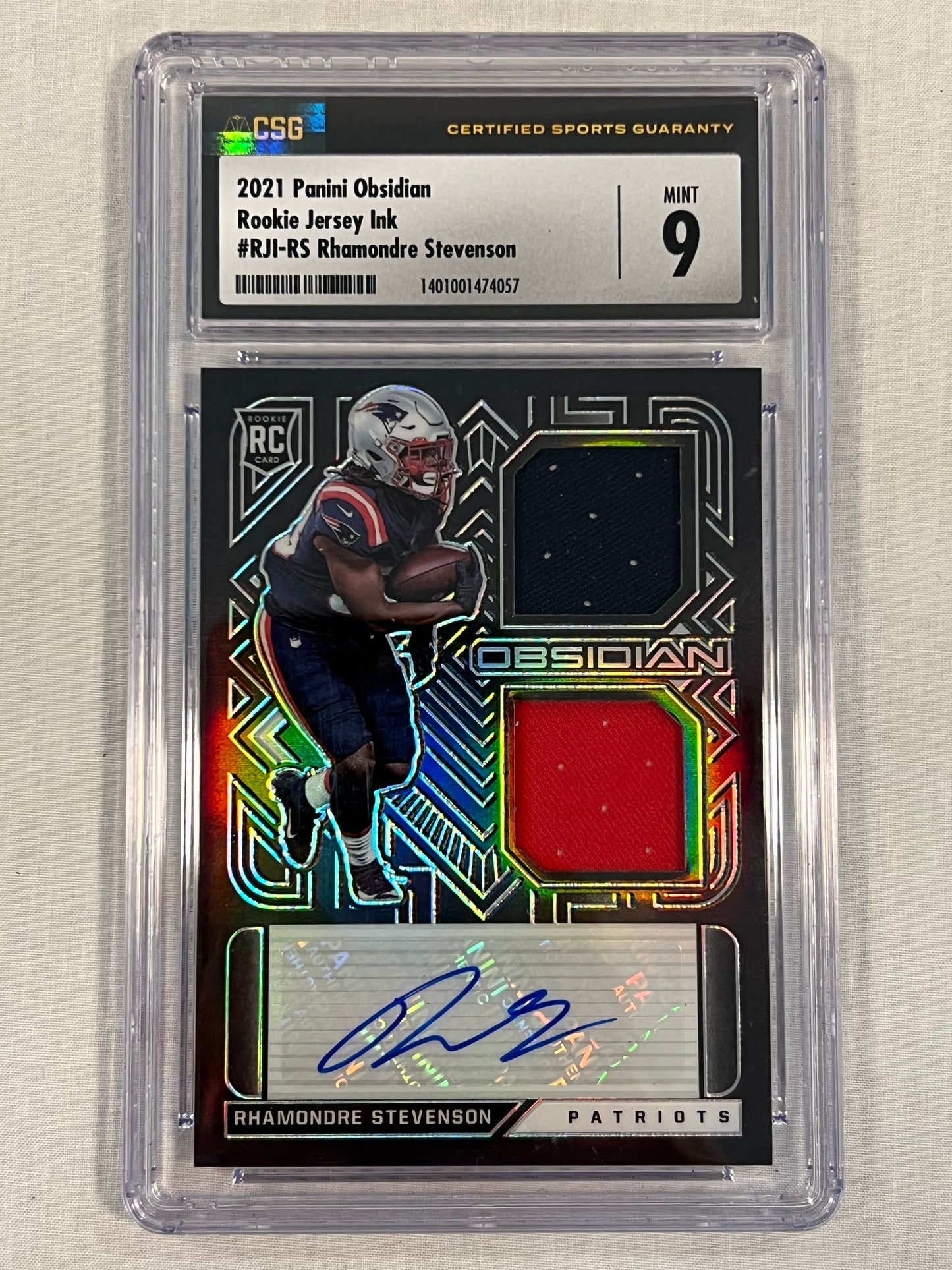 Rhamondre Stevenson CSG 9 Obsidian RPA /150