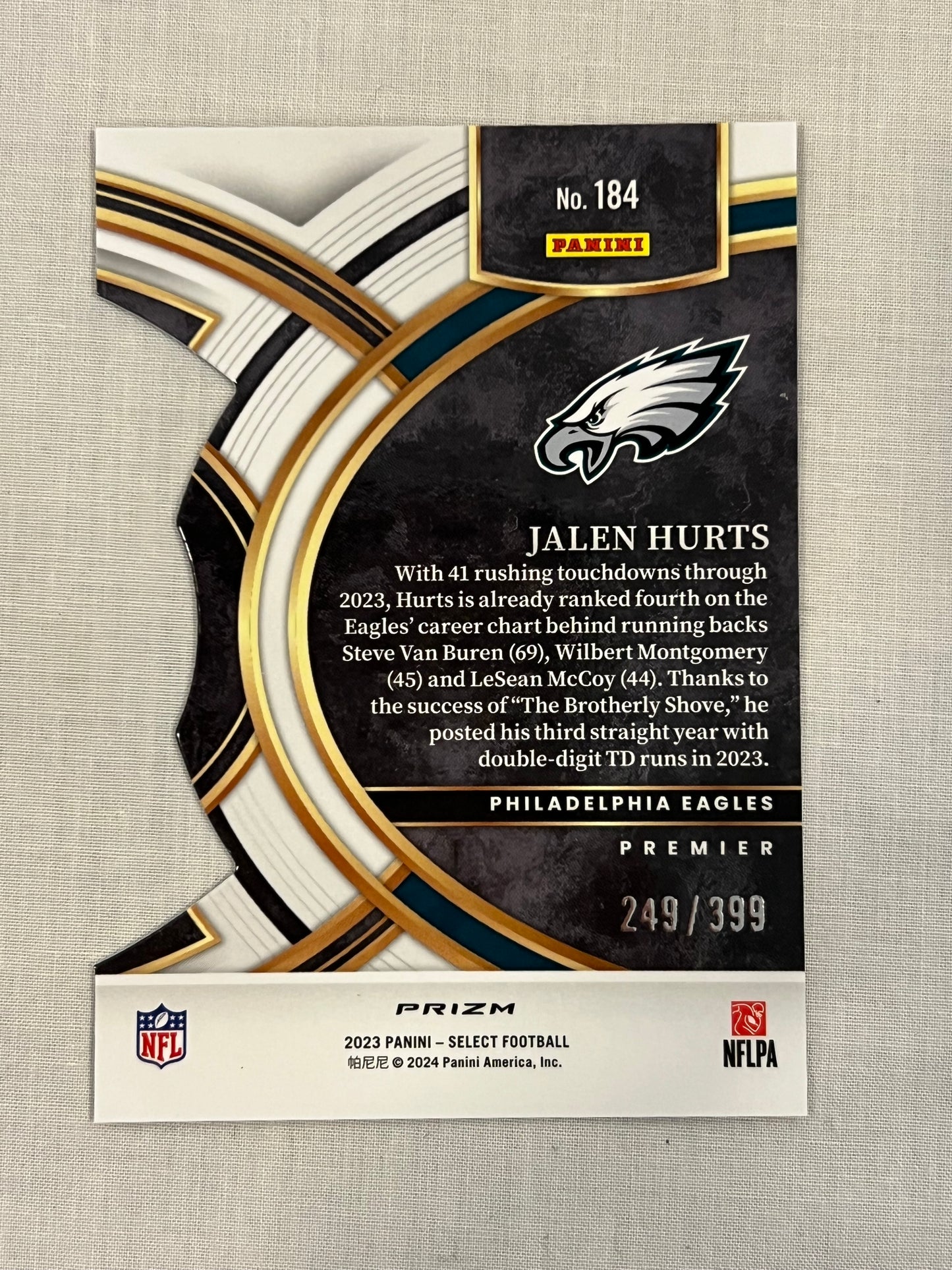 Jalen Hurts Orange Select /399