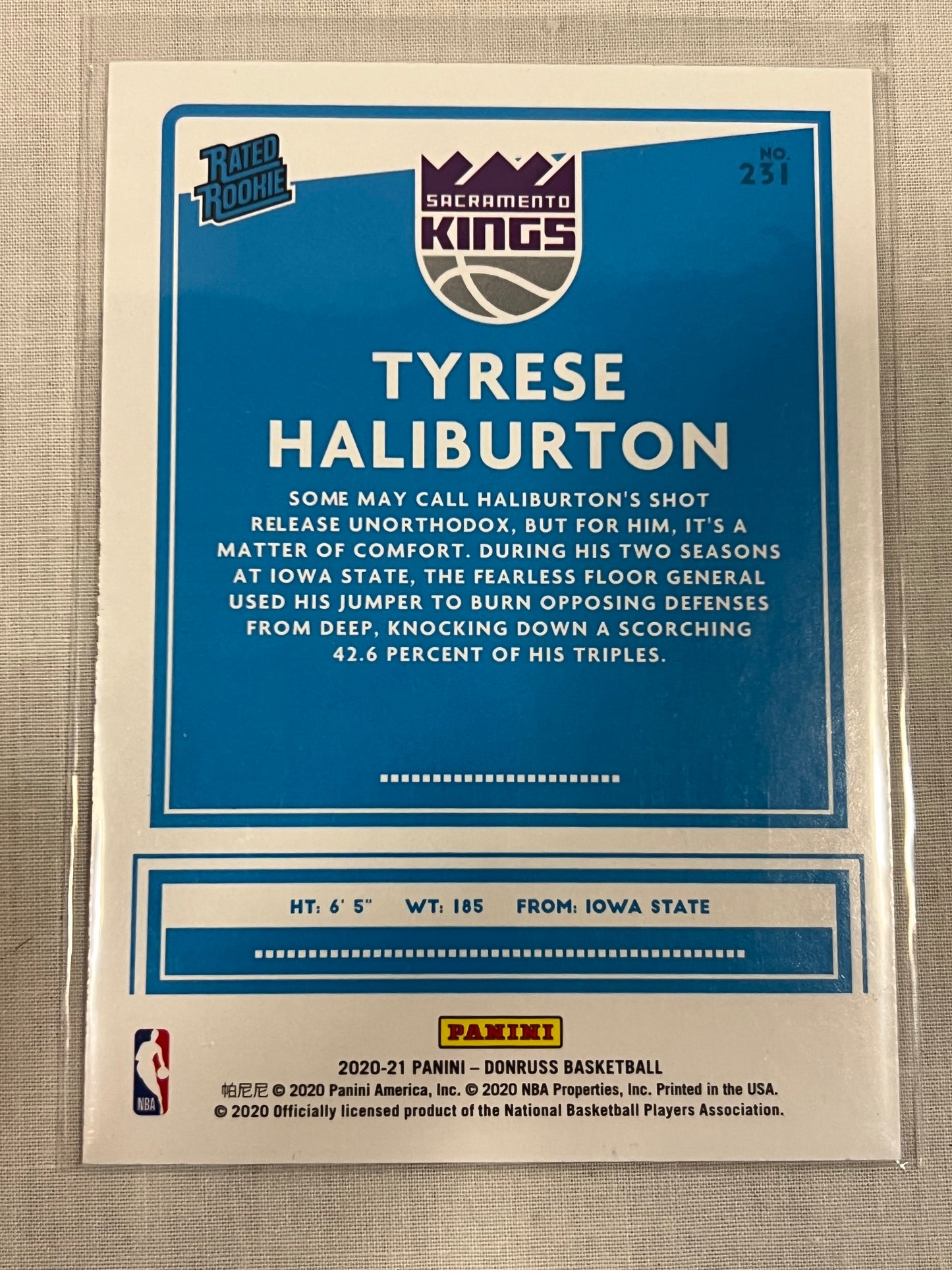 Tyrese Haliburton Rated Rookie
