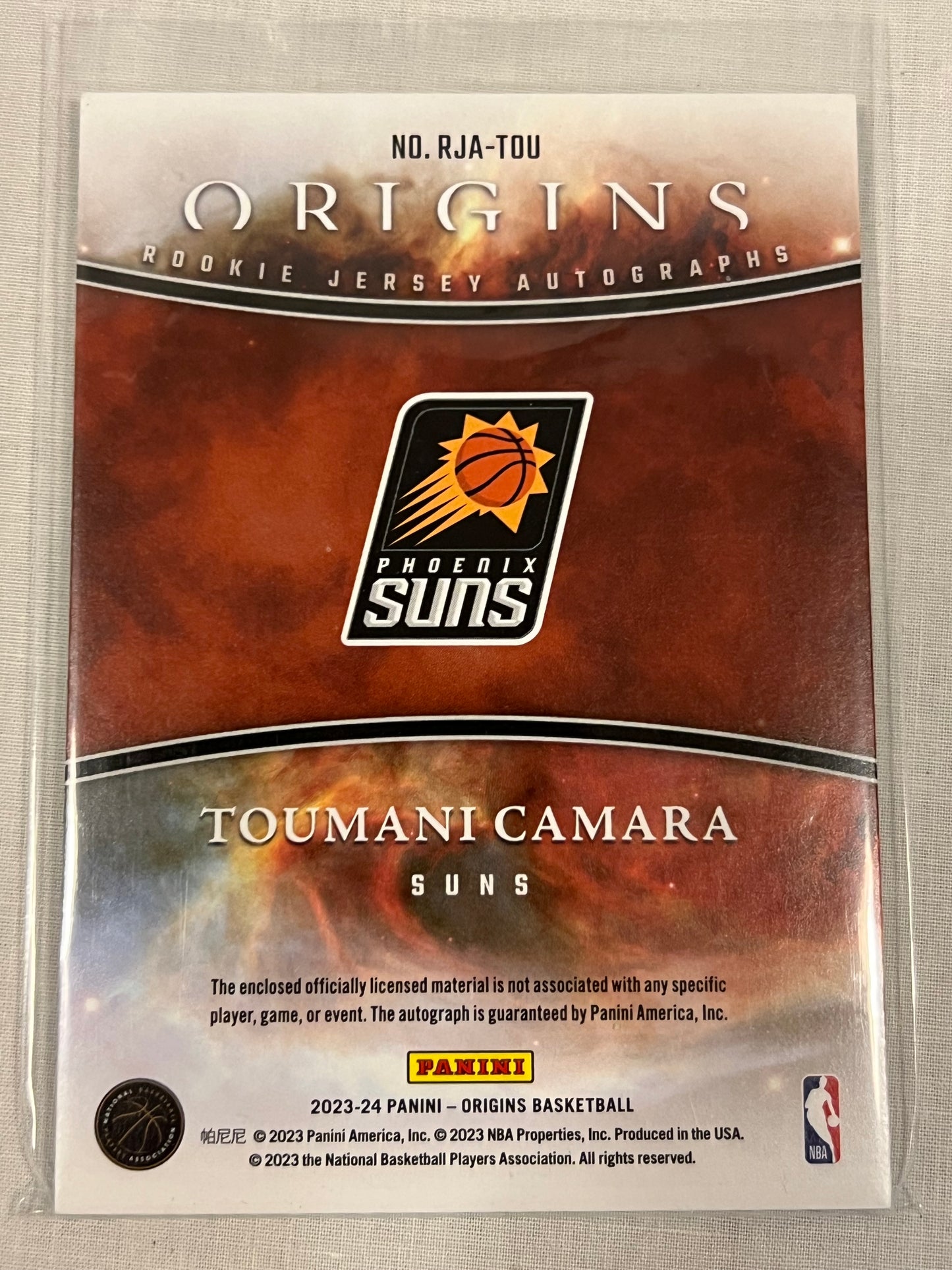 Toumani Camara Origins RPA /49