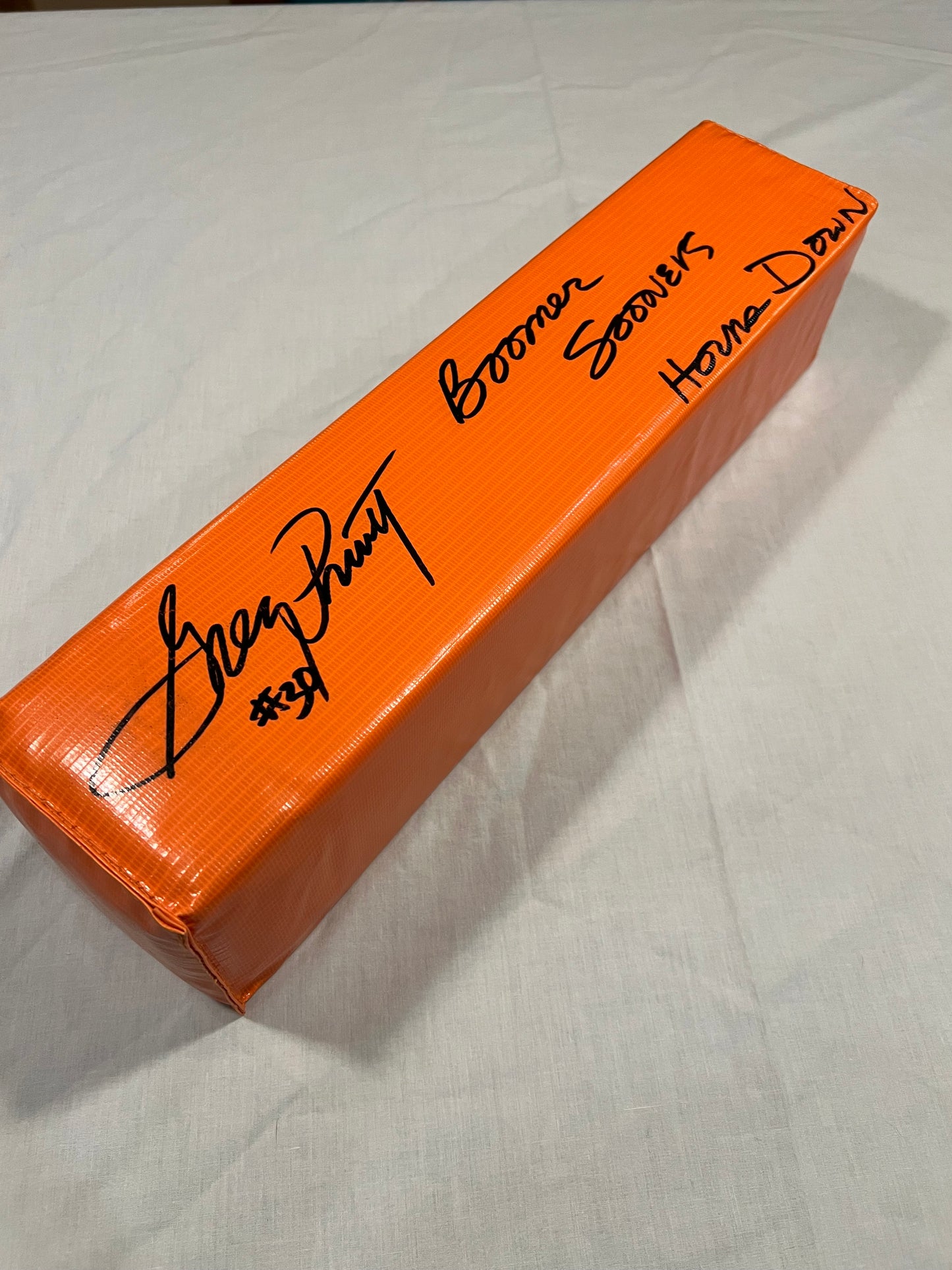 Greg Pruitt Signed Pylon