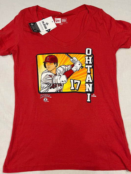 Shohei Ohtani Womens Small Picture LA Angels T-Shirt