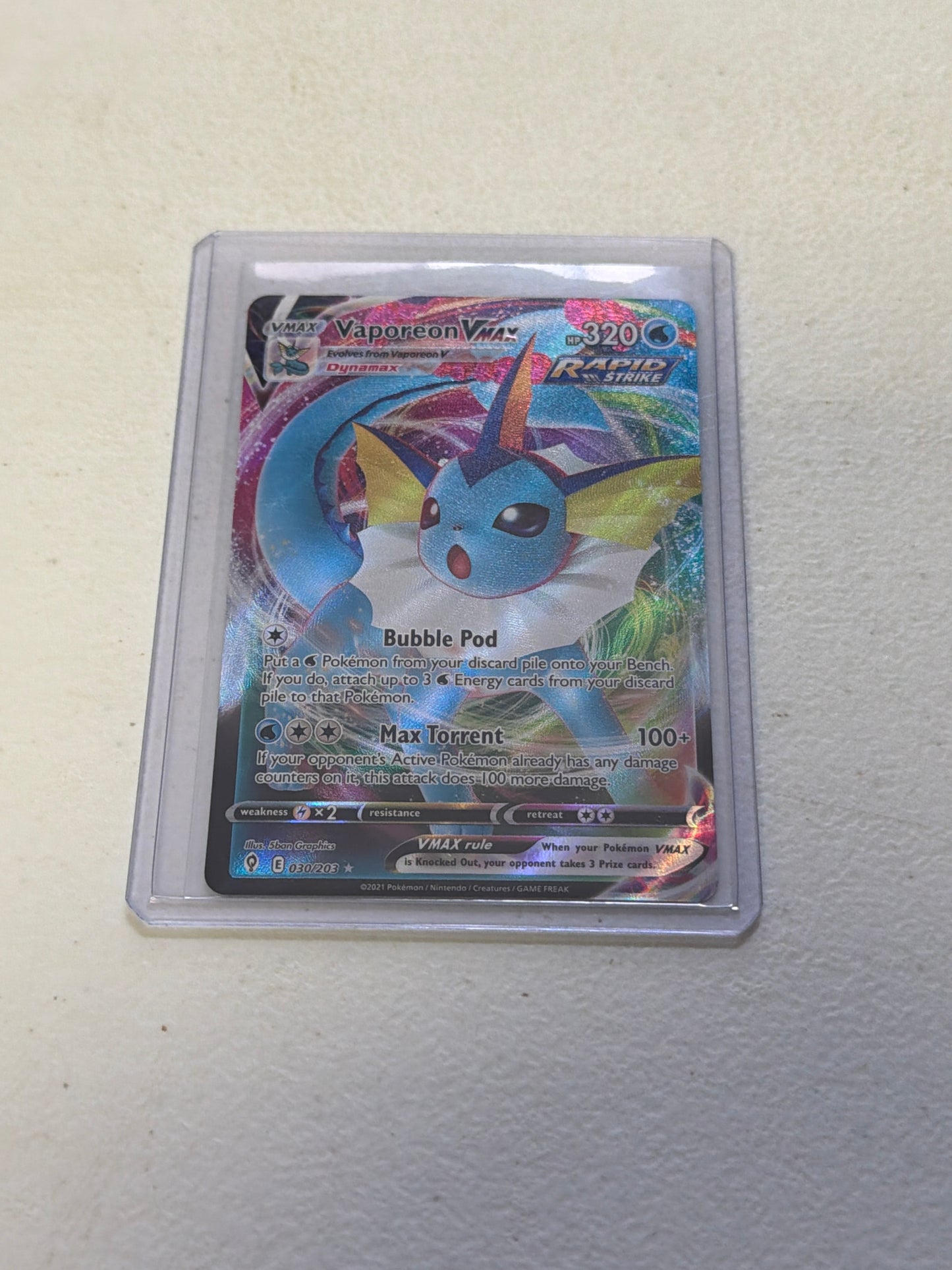 Vaporeon Vmax
