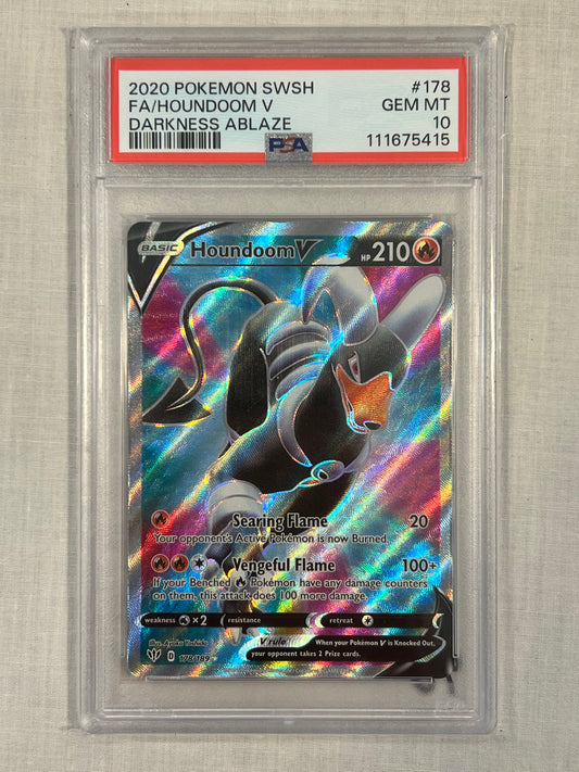 Houndoom V PSA 10