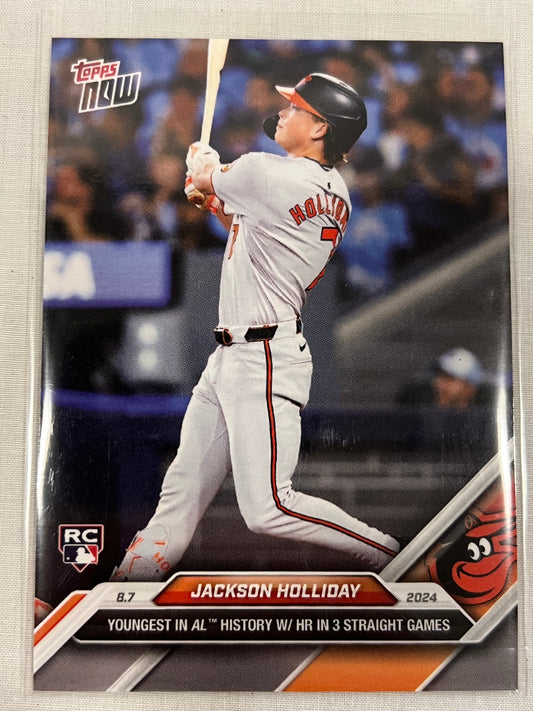 Jackson Holliday Youngest in the AL with 3 HRs Rookie