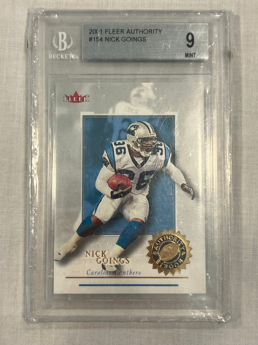 Nick Goings BGS 9 Rookie /1350