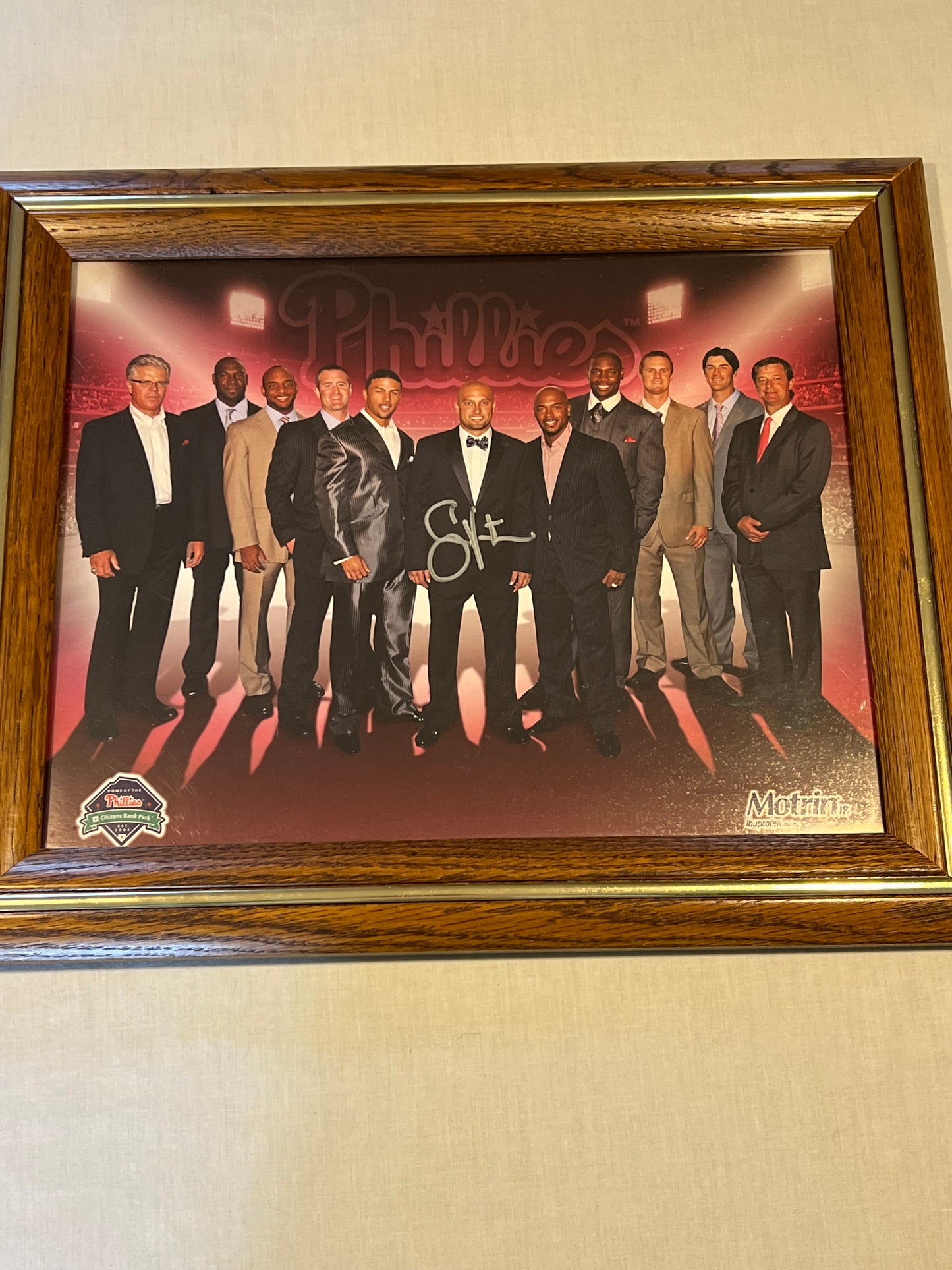 Shane Victorino Signed Phillys Picture