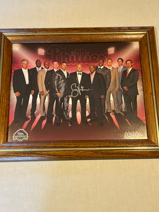 Shane Victorino Signed Phillys Picture