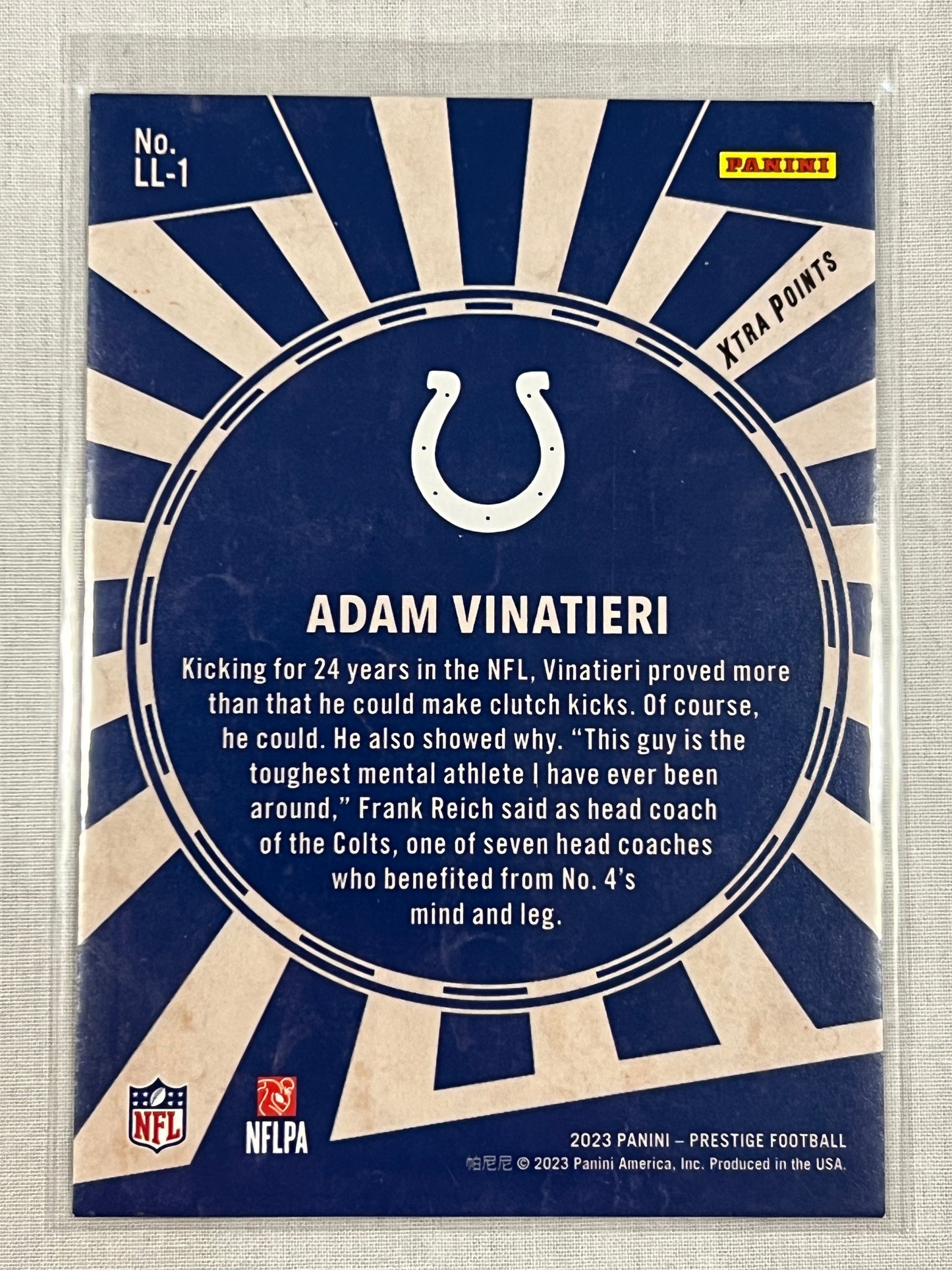 Adam Vinatieri Living Legends /75