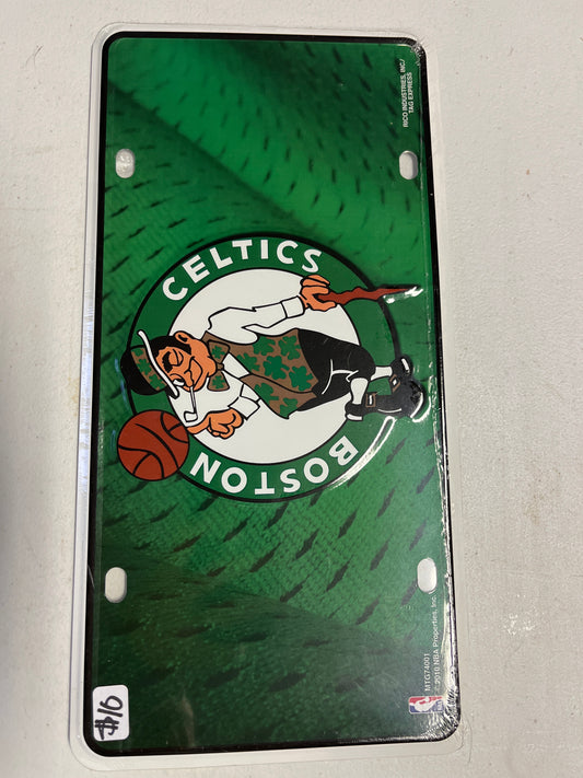 Boston Celtics License Plate