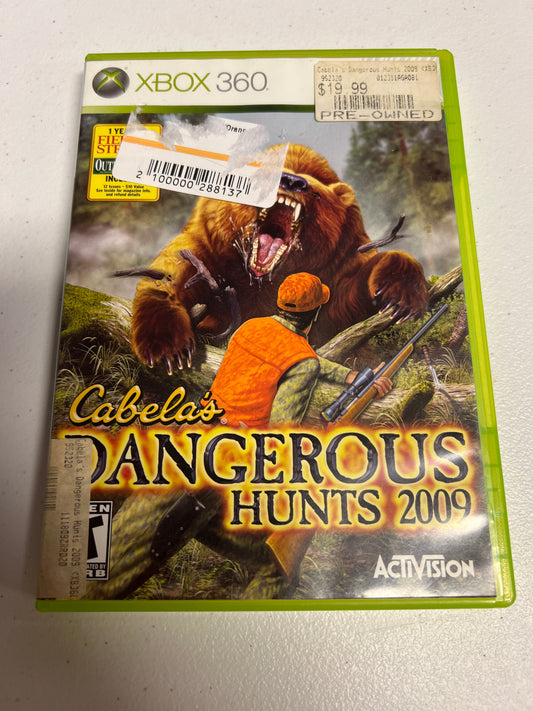 Cabela's Dangerous Hunts 2009 XBOX 360