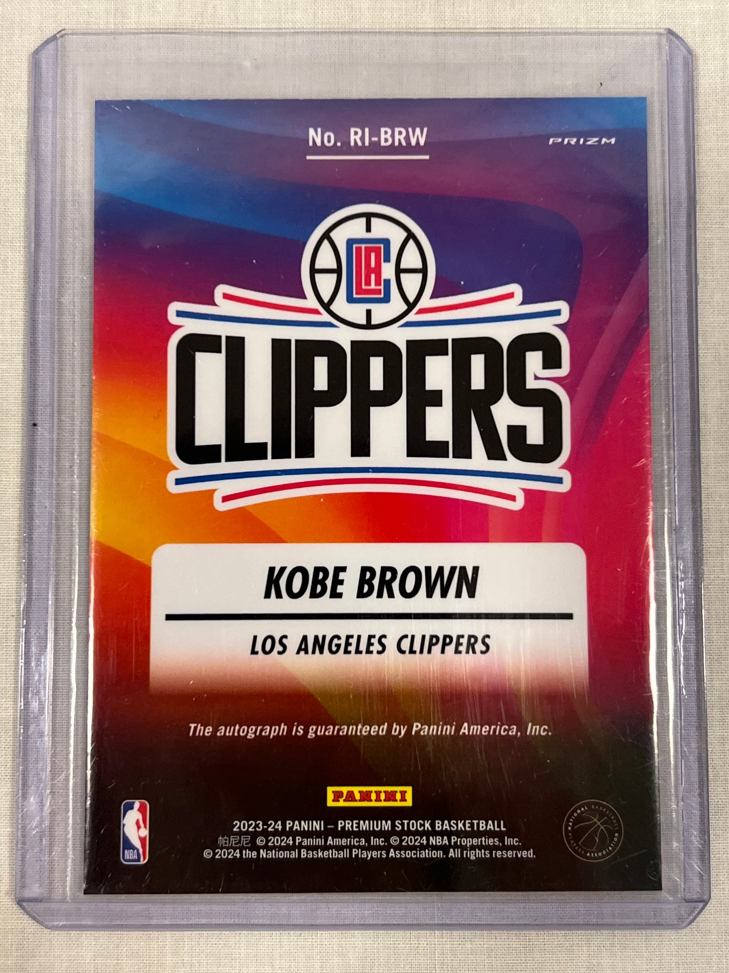 Kobe Brown Rookie Ink