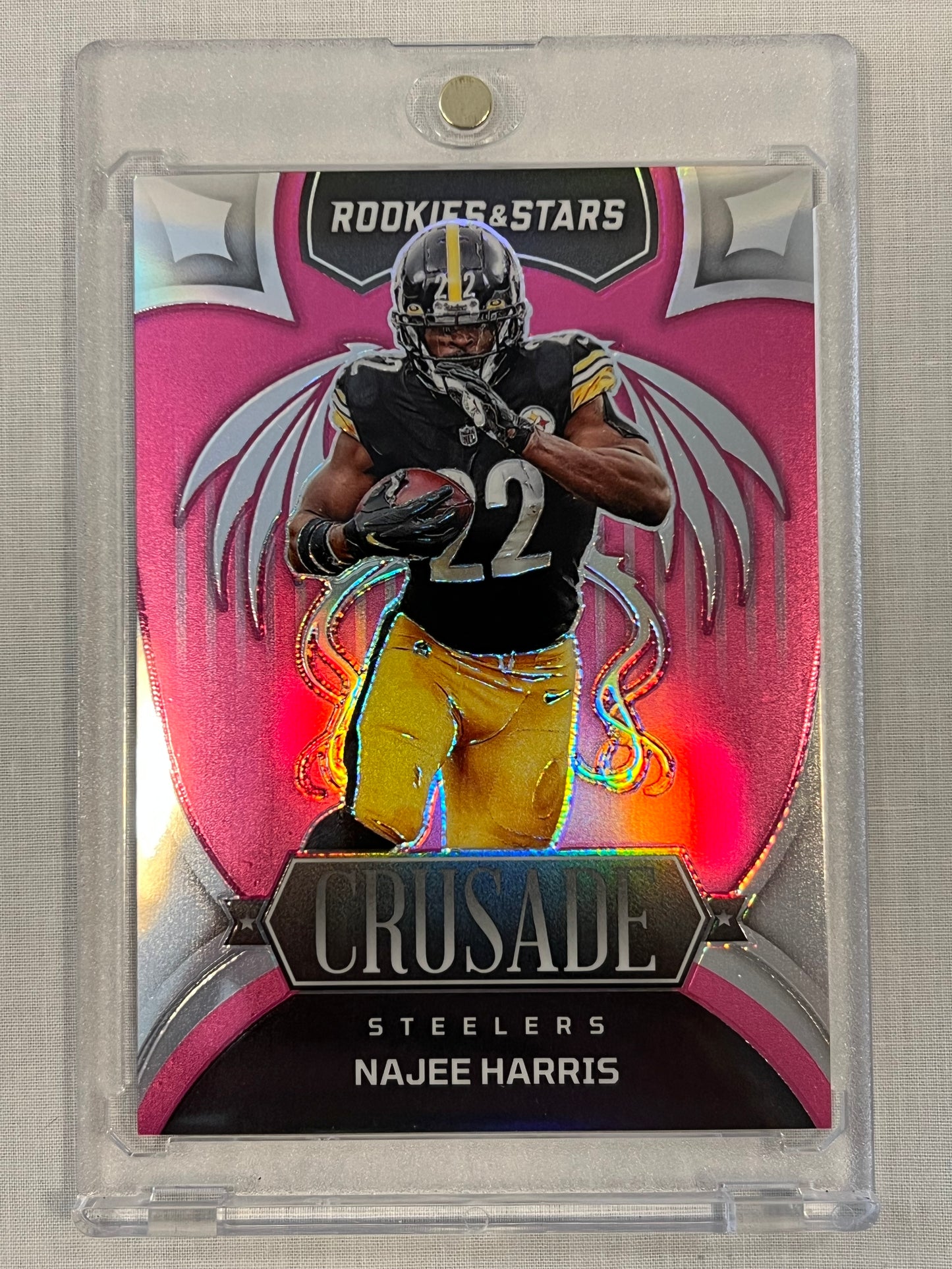 Najee Harris Pink Crusade Rookie /75