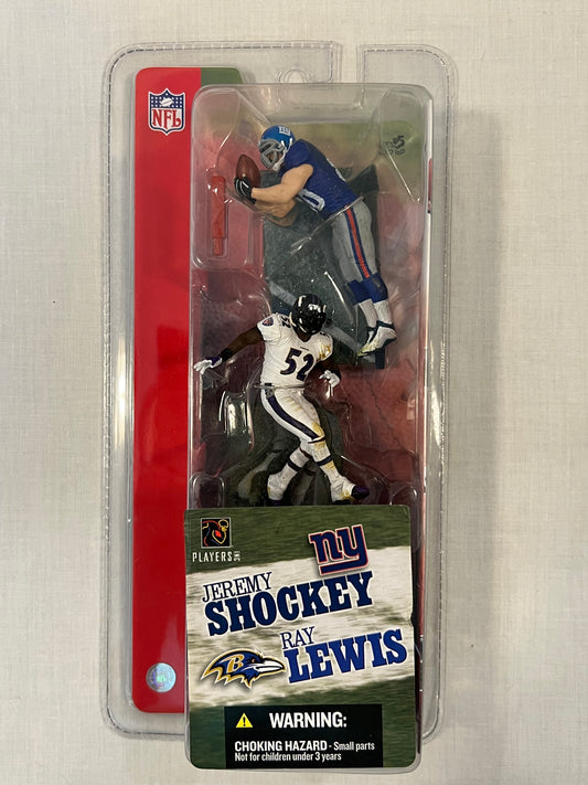 Ray Lewis & Jeremy Shockey Figures