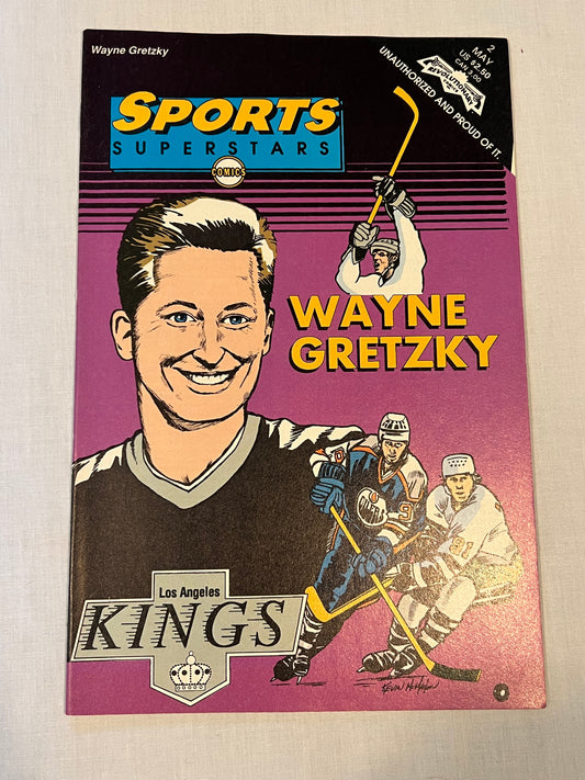 Wayne Gretzky 1992 Sports Superstars Comic Book