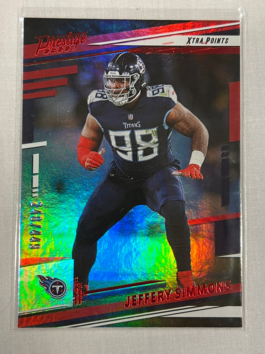 Jeffery Smmons Xtra Points Red /449