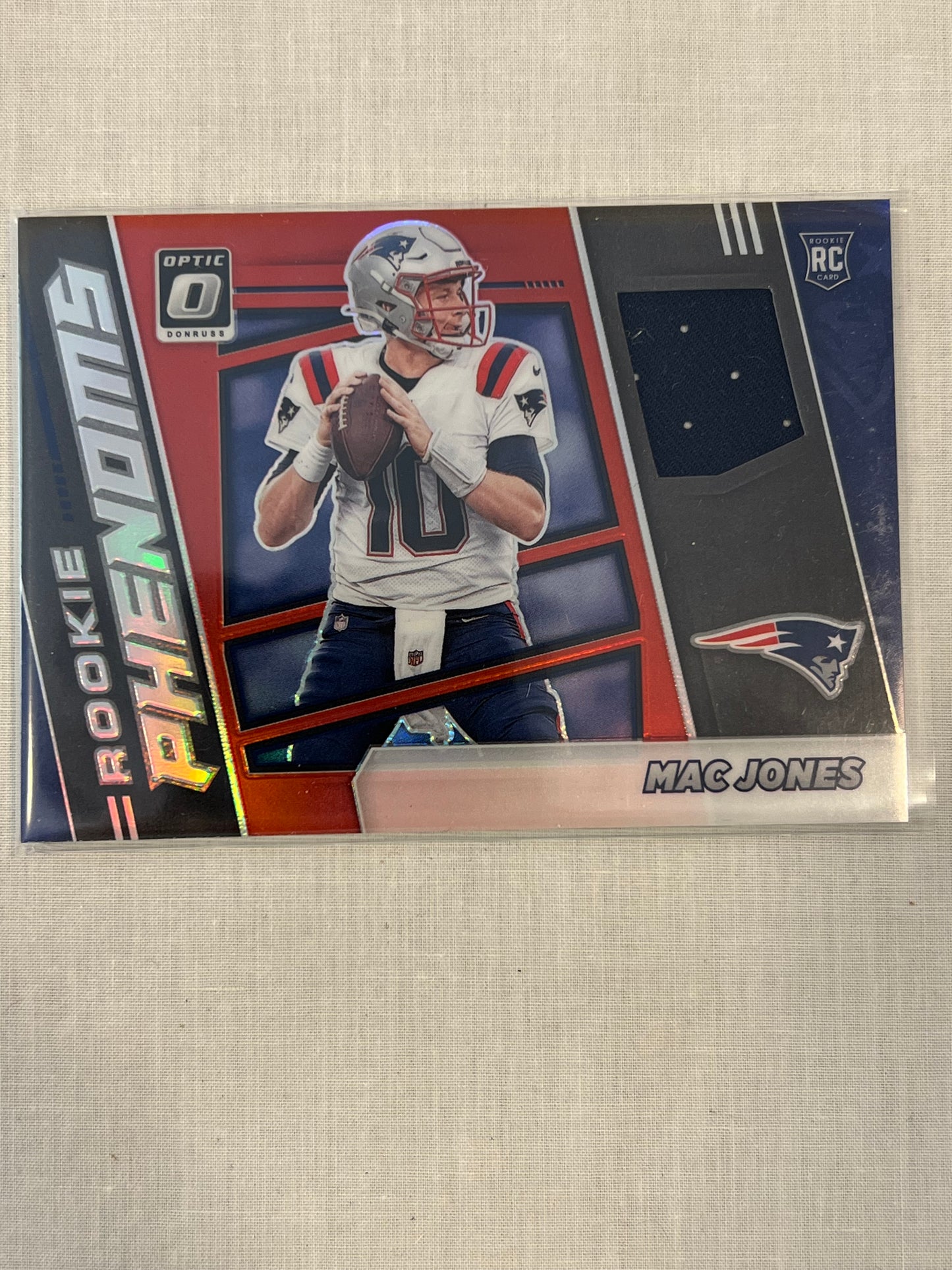 Mac Jones Optic Rookie Phenoms Patch