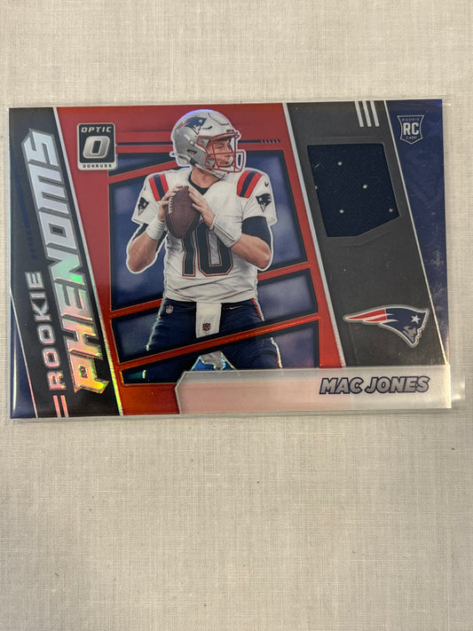 Mac Jones Optic Rookie Phenoms Patch