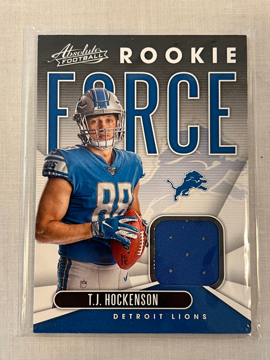 TJ Hockenson Rookie Force Patch