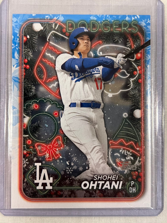 Shohei Ohtani Christmas White Border SP