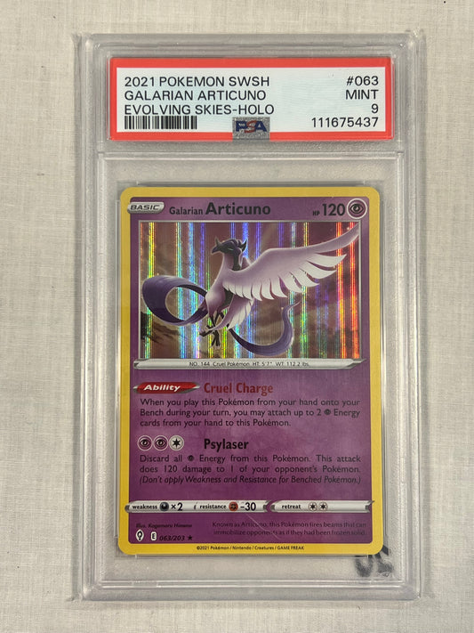 Galarian Articuno PSA 9