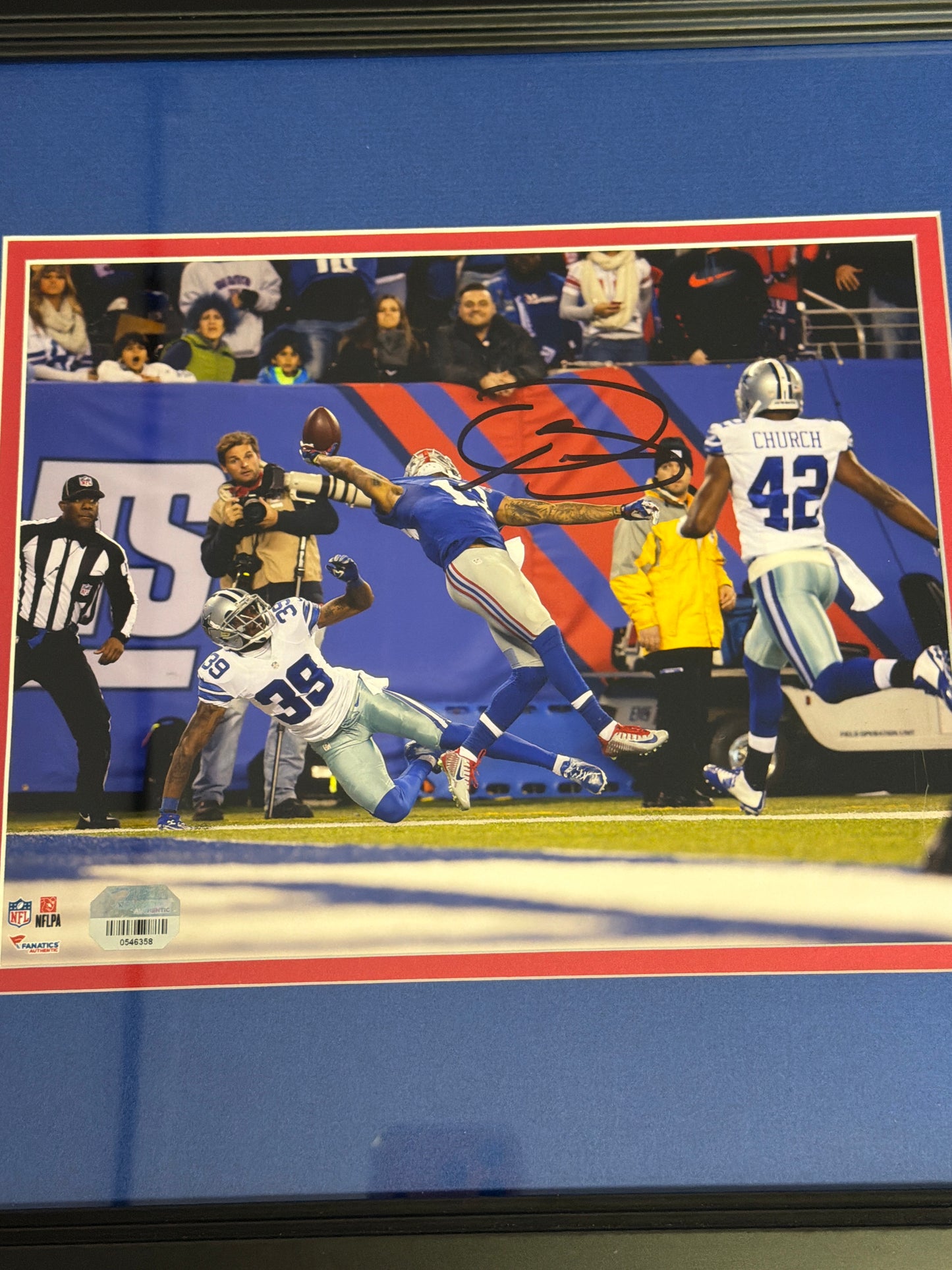 Odell Beckham Jr Signed Photo