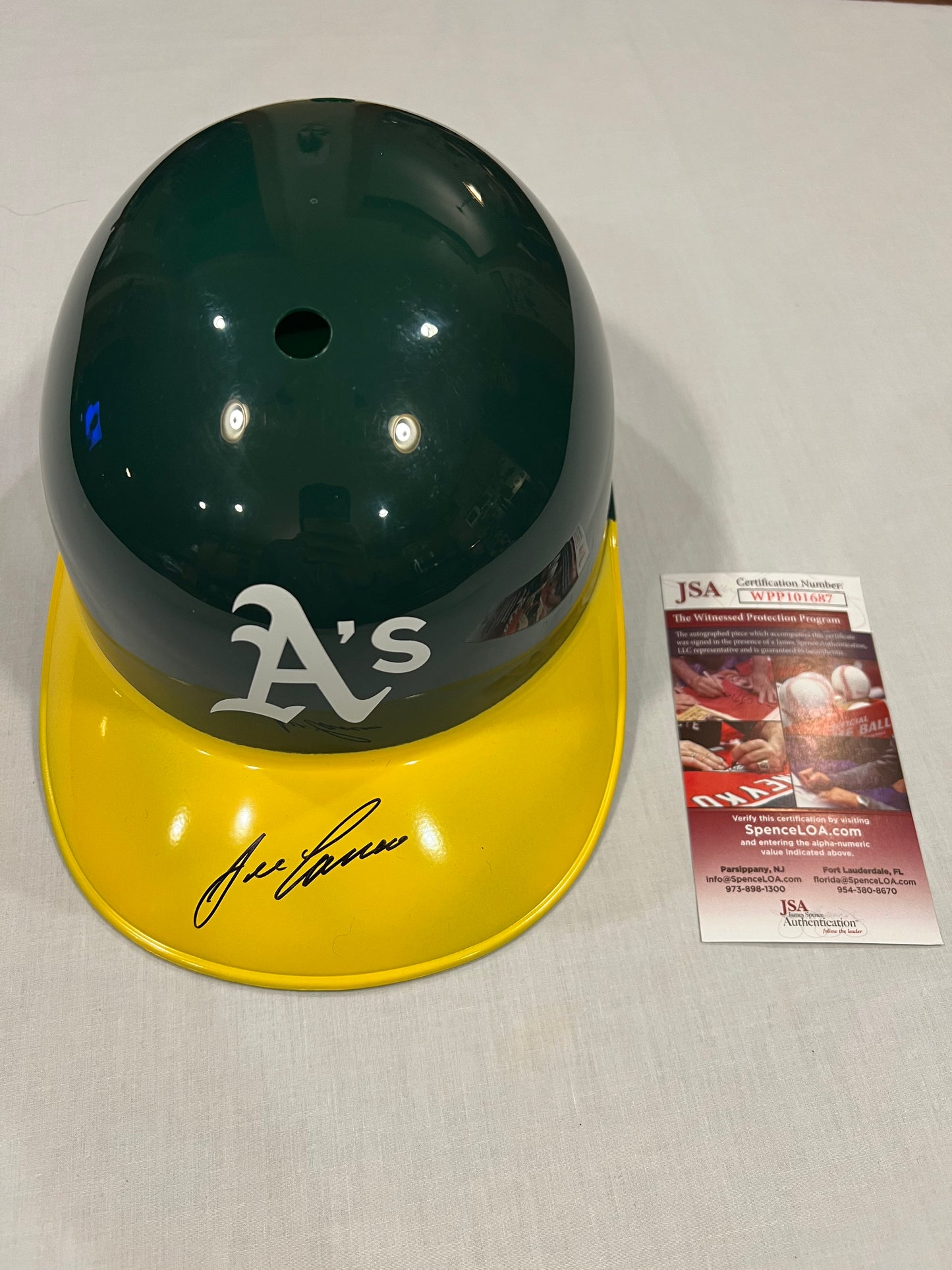 Jose Canseco signed Helmet