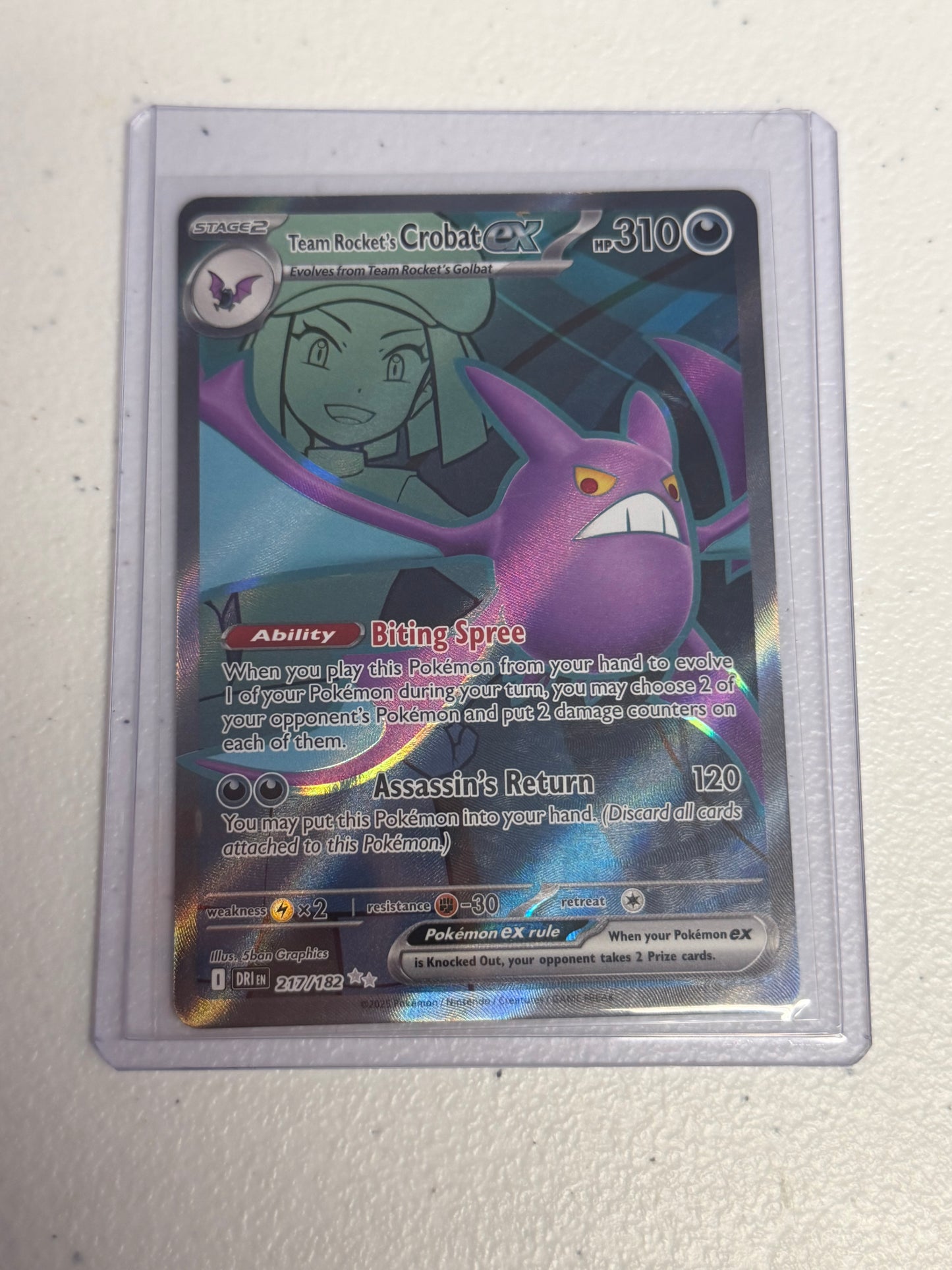 Team Rockets Crobat EX