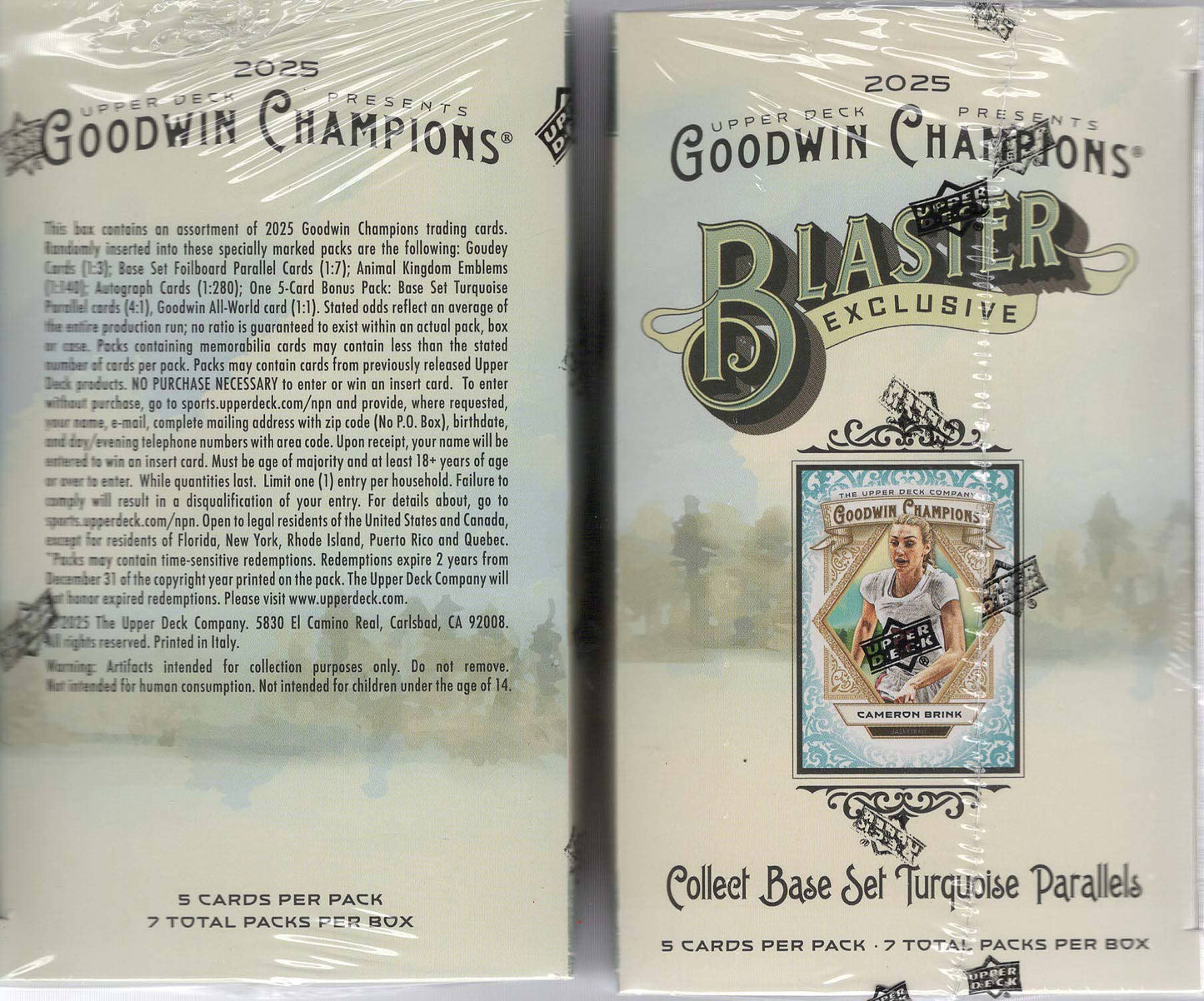 2025 Upper Deck Goodwin Champions 35ct. Blaster Box