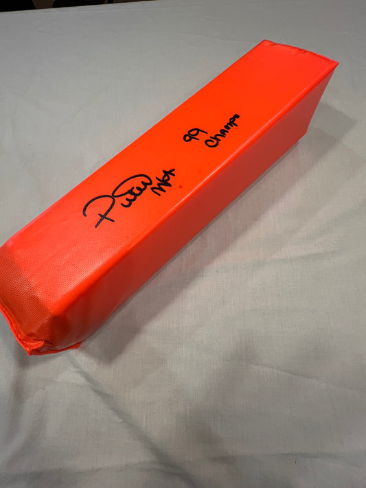 Peter Warrick Florida State 1999 Champion Signed Pylon