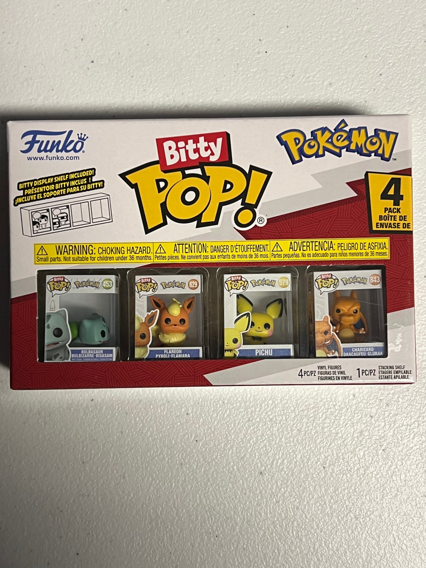 Bulbasaur Bitty Pop Set of 4 Collection