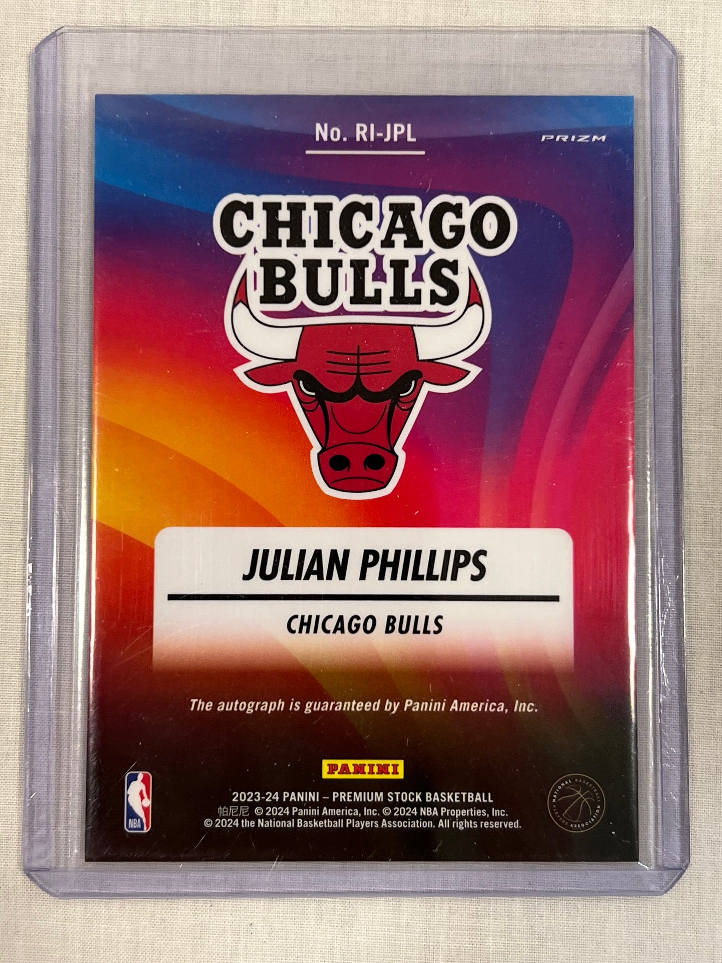 Julian Phillips Rookie Ink