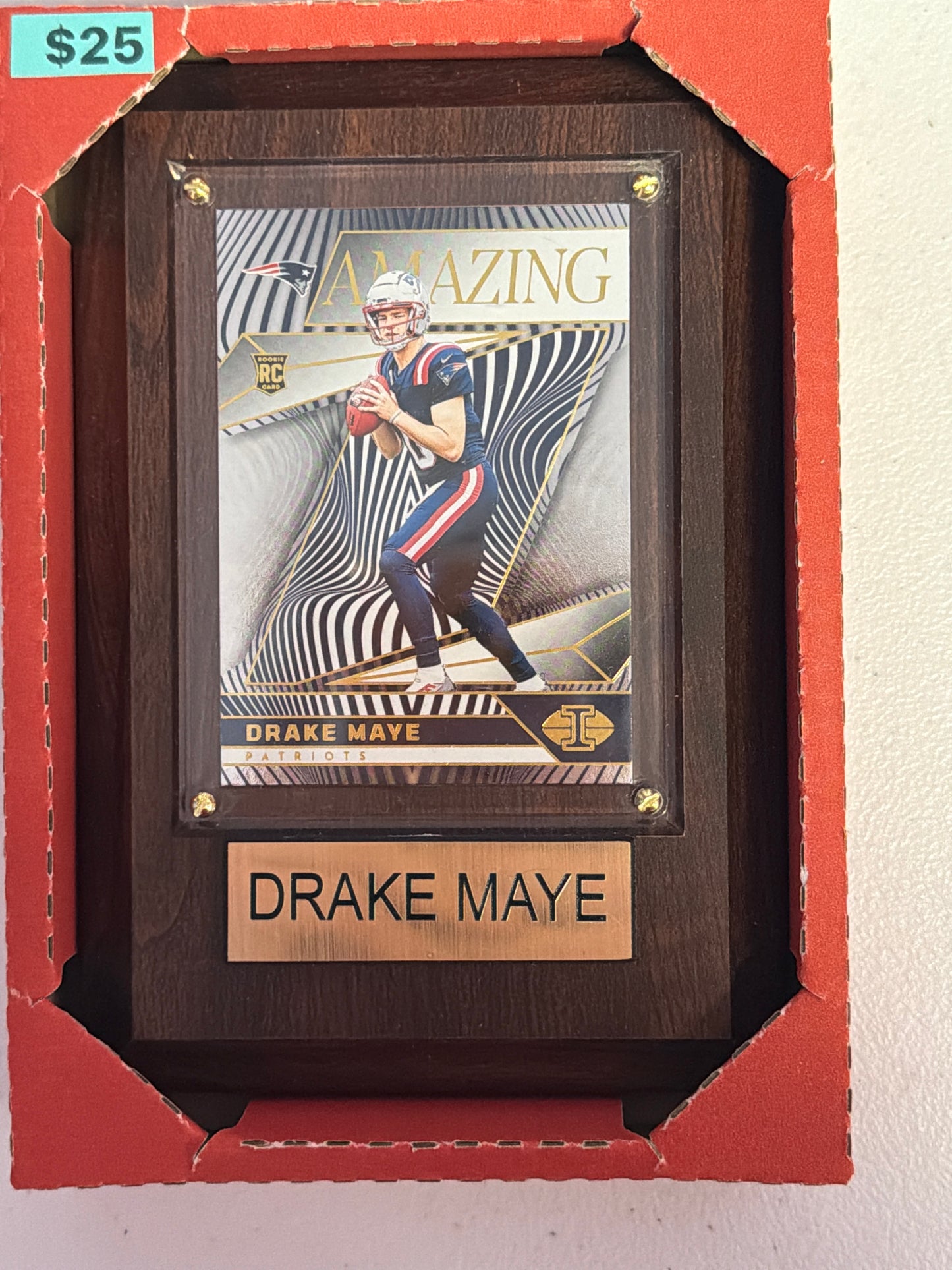 Drake Maye Rookie Plaque