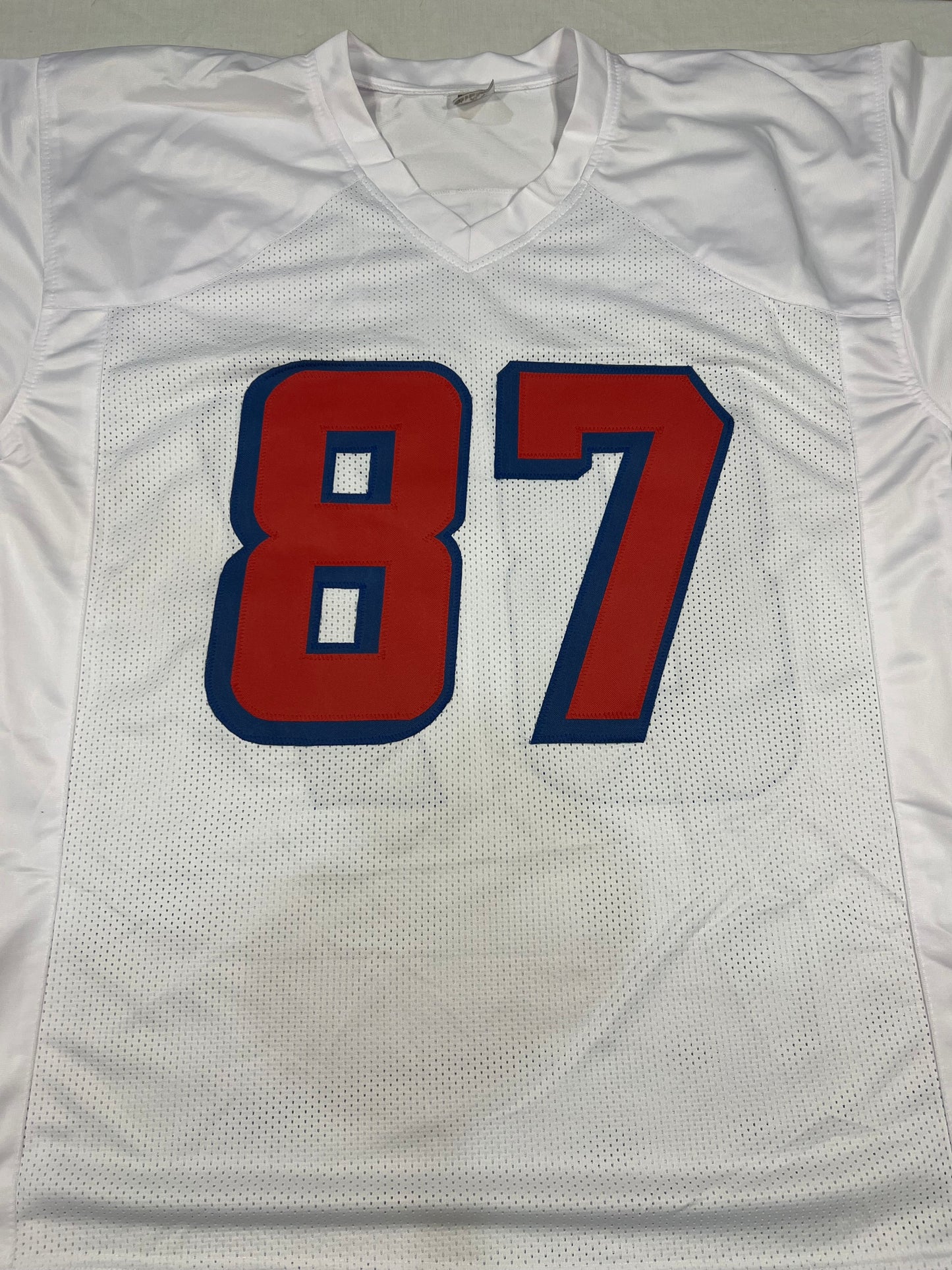 Ben Coates signed Patriots Jersey