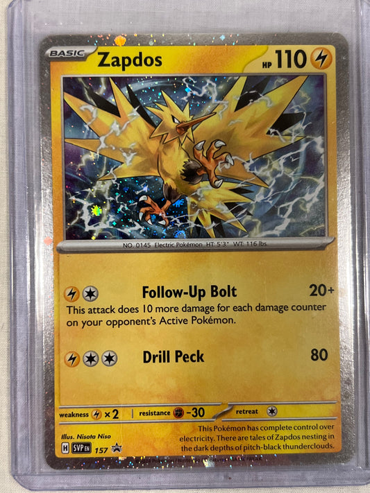 Zapdos Scarlet & Violet Black Star Promo