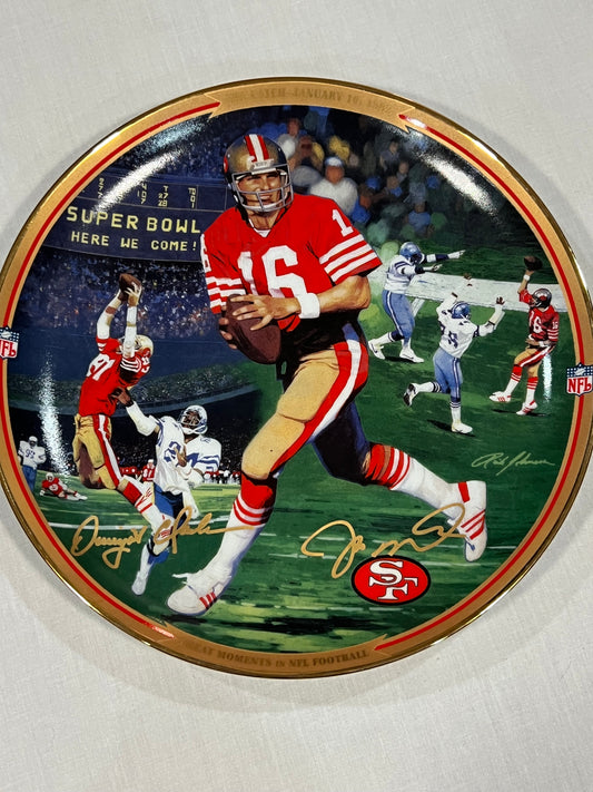 Joe Montana 1996 Limited Edition Plate