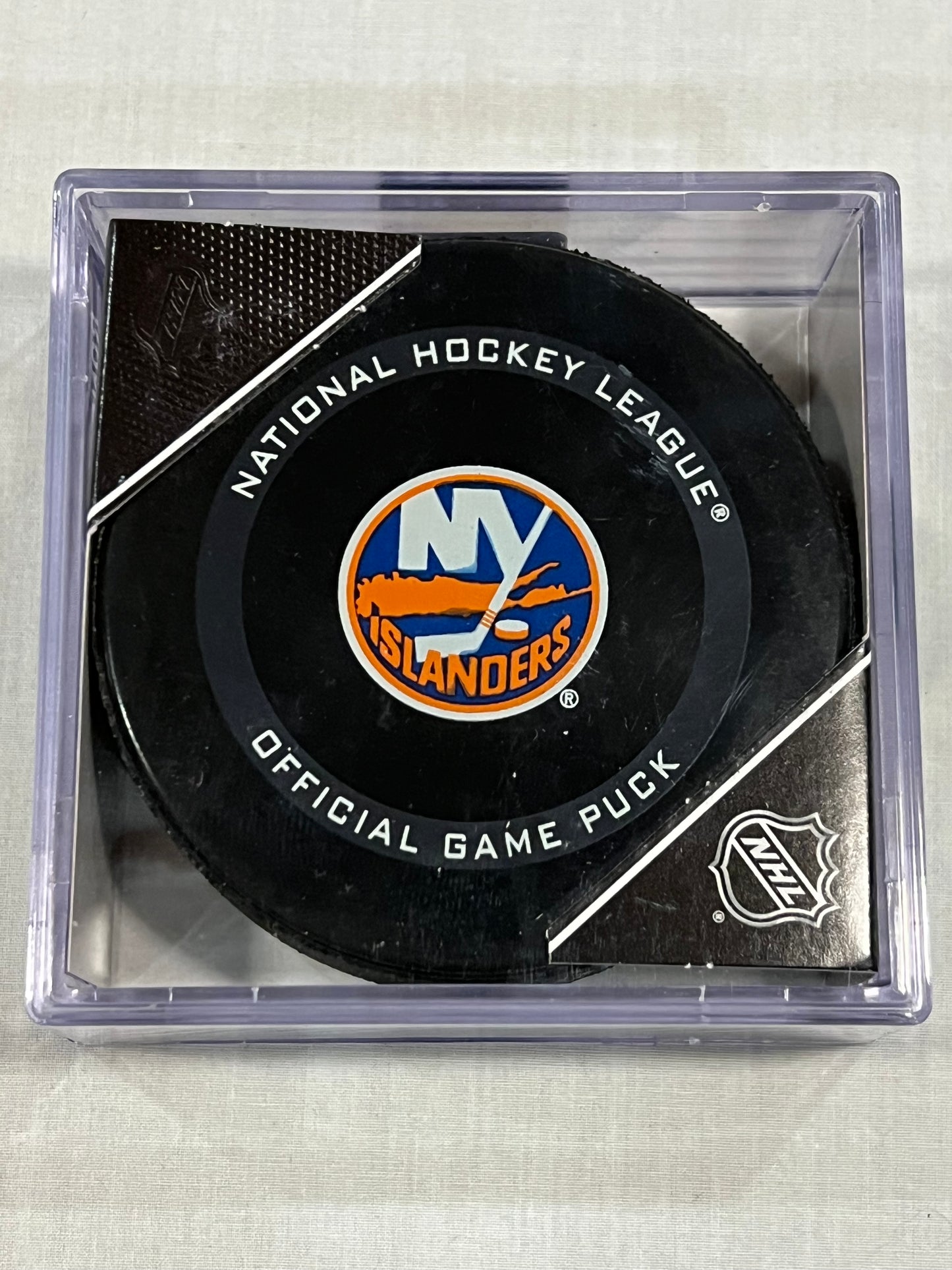NY Islanders Official Game Used Puck