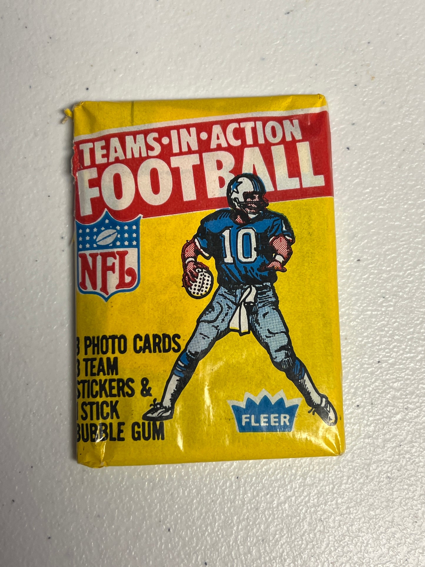 Fleer NFL 1981 Yellow Single Pack